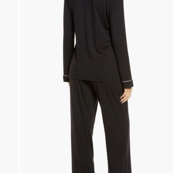 NWT Nordstrom Black Modal Matching Pajama Set - size small - Picture 2 of 16